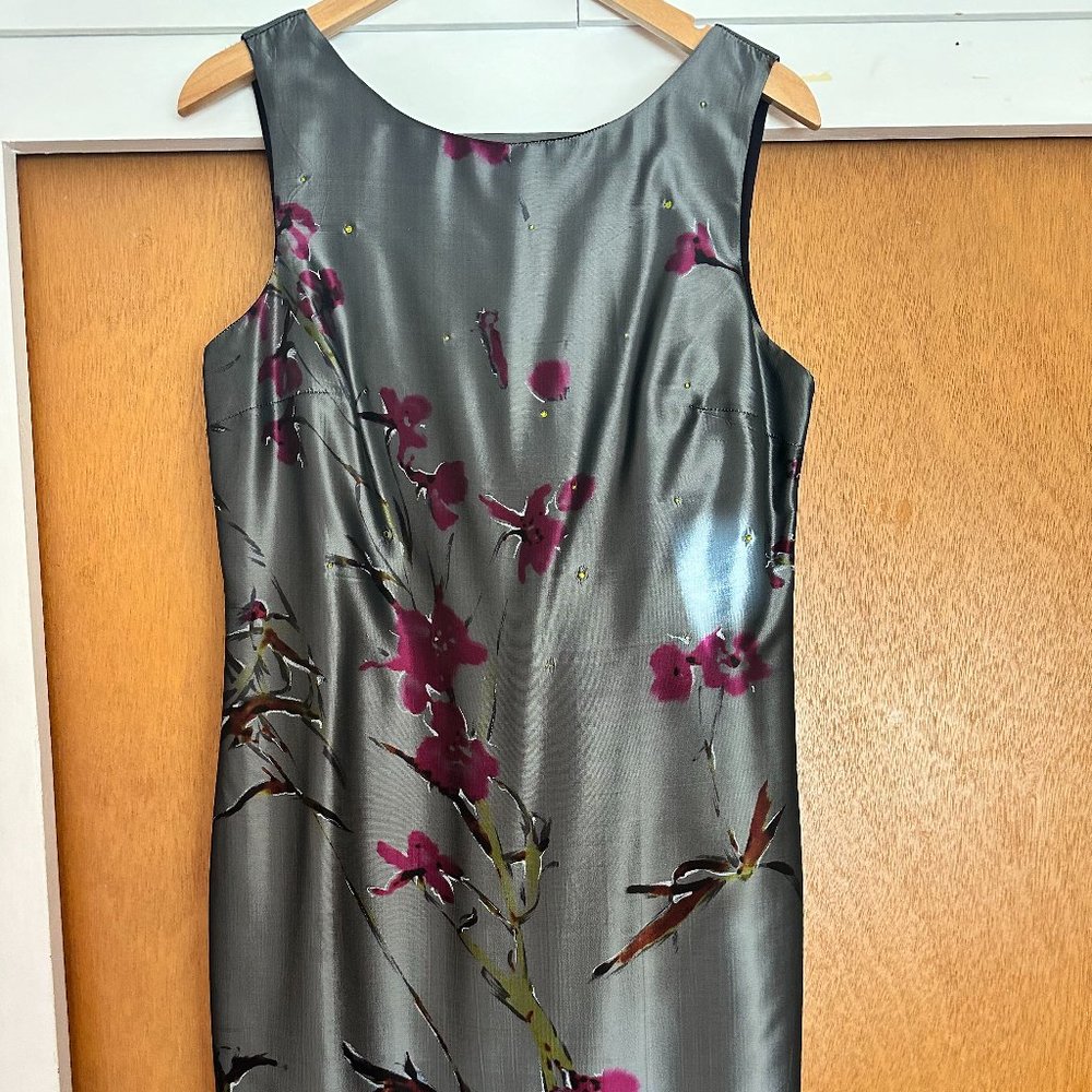Tessuto Short Patterned Dress with Gems
